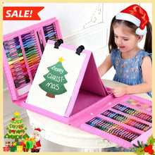 Load image into Gallery viewer, Draw the dream~208pc Deluxe Quality Portable Pink Colouring Art Set in case with Colouring Pencils Painting Set for Boys and Girls,Gift,Christmas