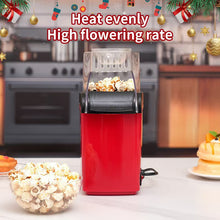 Load image into Gallery viewer, Popcorn Maker Home Made Popcorn Machine 1200W with Measuring Cup Healthy Snack No Oil Electric Popcorn Makers,Gift,Christmas,For home
