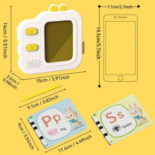Load image into Gallery viewer, Learning Card Reader Toy, 120 Cards 4 Game Modes, Educational Toy for Kids, Language Toy for Kids, Birthday Gift for Boys and Girls, Talking Flash Cards,Gift