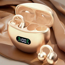 Load image into Gallery viewer, Wireless Open-ear Headphone, TWS Earbuds with Charging Case, Stereo Sound Earphone for Android & Iphone, Bluetooth-compatible Earbuds for Sports, Sports Earphones Case,Purple Audio Earbuds Gift,