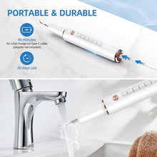 Load image into Gallery viewer, Electric Plaque Remover for Teeth with LED Light & 5 Modes – Rechargeable Dental Cleaning Kit with Replacement Heads & Manual Tools, Deep Tartar and Stain Remover, Professional Oral Irrigator for Home Teeth Whitening & Gum Care,For home