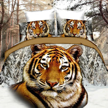 Load image into Gallery viewer, Kensington Homeware 3D Complete Duvet Cover Set 4pcs – Soft Bedding Set with Pillowcases & Bedsheet | Luxury 3D Duvet Set Single/Double/King/S.King