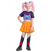 Load image into Gallery viewer, Kids Kpopp Demon Hunters Rumi Zoey Mira Cosplay Huntrix Costume For Girls Clothes Stage Idol Roleplay Halloween Carnival Suit Girls Halloween Costume Dress