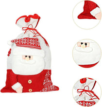 Load image into Gallery viewer, Christmas Drawstring Gift Bag Xmas Gift Bag Large Pouch Storage Sack Xmas Candy Bag Gift Wrapping Bag for Party Favors Sweet