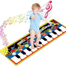 Load image into Gallery viewer, Kids Musical Mat with 8 Instrument Sounds – Foldable Piano Keyboard Dance Playmat, Interactive Early Learning Musical Toy for Toddlers & Kids, Educational Gift,Best gift,Christmas
