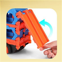 Load image into Gallery viewer, Large Car Transporter Truck Folding Track Racing Vehicle Kids Competitive Games Storage Alloy Car Boy Toy Children,Novel Gift,Christmas present