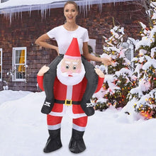 Load image into Gallery viewer, Inflatable Christmas Costume for Adults Santa Tree and Reindeer Funny Fancy Dress Outfit Perfect for Holiday Parties and Family Gatherings,Christmas,Gift