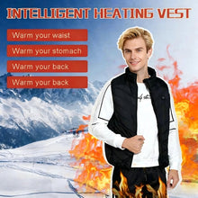 Load image into Gallery viewer, Heated Vest, Unisex Winter Outerwear for Men Women, Lightweight USB Electric Clothing Vest with 3 Heating Levels, Adjustable Size (Battery Pack Not Included)