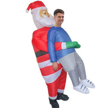 Load image into Gallery viewer, Inflatable Christmas Costume for Adults Santa Tree and Reindeer Funny Fancy Dress Outfit Perfect for Holiday Parties and Family Gatherings,Christmas,Gift