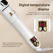 Load image into Gallery viewer, Automatic Rotating Hair Curler, hair waver, 28MM Self Curling Wand Iron with LCD Display 100-230℃, Instant Heat Ionic Curling Iron, Comfort Hair Styling Tool for Home & Salon Use, Hairdressing Tool for Gifts, for Beach Waves Pink,Gift for grills