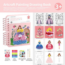 Load image into Gallery viewer, Poke-in 5-in-1 Painting Kits & Art Magic Princess Craft Kit Stuffers - Watercolor DIY Gifts for Girls - Handicraft Activities Back to School,Christmas,Gift,Deocr