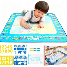 Load image into Gallery viewer, Reusable Magic Watercolor Painting Mat, 80 x 60cm Water Drawing Mat Aqua , Creative Watercolor Drawing Pad for Birthday Gift, DIY Art & Crafts Toy