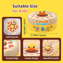 Load image into Gallery viewer, Cute Duck Board Game Toy Set with Music, Includes Rotating Game Board, Nets, Eggs, Stickers, Perfect Gift for Kids Aged 3+,Christmas,Gift
