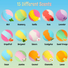 Load image into Gallery viewer, Bath Bombs Gift Set Toy, 15pcs/box Luminous Bath Bomb Toy with Random Color Toy Inside, Fun Bath Toy for Kids, Birthday Gift for Boys & Girls