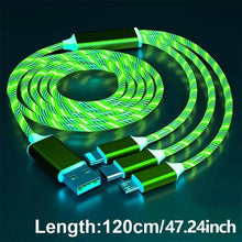 Load image into Gallery viewer, 【Fast Charging】3 In 1 Portable Charger Data Cable, USB Charging Cable for Car Charger, Data Transfer Phone Charger Cable Compatible with iPhone 14/13/12/11 Pro Max/XS MAX/XR/XS/X/8/iPad