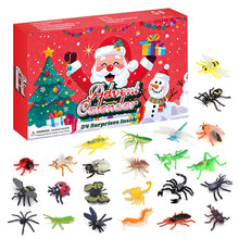 Load image into Gallery viewer, 1Pcs Christmas Countdown Calendar Blind Box with 24-Day Surprise Racing Car Toys, Animals, and Keychains. Perfect for Christmas party gifts, Mystery Birthday Gift, creative birthday and holiday gifts for children,christmas present