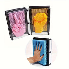 Load image into Gallery viewer, 3D Pin Art Impression Board – Classic Plastic Sculpture Toy for Kids & Adults, Creative Sensory Toy for Stress Relief, Party Gift for Friends, Family & Classmates