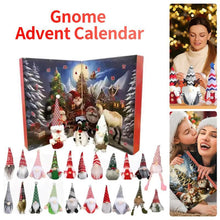 Load image into Gallery viewer, Christmas Gnome Advent Calendar Gift 24 Days Countdown to Christmas with Gnome-themed Pendants and Ornaments for boys girls,Christmas present