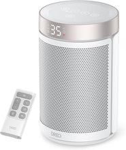 Load image into Gallery viewer, Dreo Electric Heater, 1500W Energy Efficient Space Room Heater, Upgrade Remote Portable Ceramic Fan Heaters, Thermostat, 3 Modes 12H Timer, Overheat & Tip Over Protection, for Bedroom, Atom 316, Gold