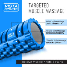 Load image into Gallery viewer, Foam Roller for Deep Tissue Muscle Massage Trigger Point Muscles Enhance Recovery for Physical Therapy and Rehab (Black)