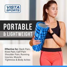 Load image into Gallery viewer, Foam Roller for Deep Tissue Muscle Massage Trigger Point Muscles Enhance Recovery for Physical Therapy and Rehab (Black)