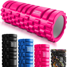 Load image into Gallery viewer, Foam Roller for Deep Tissue Muscle Massage Trigger Point Muscles Enhance Recovery for Physical Therapy and Rehab (Black)
