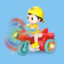 Load image into Gallery viewer, Tricycle Electric 360 Rotation Cartoon Toy Car Music LED Lighting Kids Toy Boy Girl Christmas Gift Electric Tricycle Toy Electric Tricycle Electric Stunt Tricycle 360 Rotation Toy,Gift