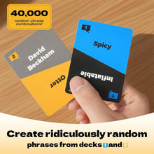 Load image into Gallery viewer, Lip Reading Party Game You SAY I Guess Headphone Challenge Card Game for Adults with 40000 Funny Phrase Combos Perfect for Game Night,For party,Gift