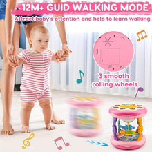 Load image into Gallery viewer, Baby Ocean Projection Lamp Toy, Rotating Light, Adjustable Volume, Music Belly Time, Encourages Crawling & Learning,The ideal Christmas gift