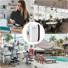 Load image into Gallery viewer, 2025 Newest WiFi Extender & Booster, Repeater-4500 Sq,ft Coverage for 50+ Devices, Long-Range Amplifier with Ethernet Port, Quick 1-Key Setup, Home Signal Booster,UK Plug, Alexa Compatible,