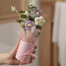 Load image into Gallery viewer, 【Gifts for girls】Crochet Flower Bouquet with Gift Box, 1 Set Handcrafted Crochet Flower Bouquet with Gift Box, Perfect for Birthdays, Anniversary Gifts, Decor,Christmas