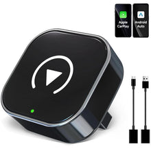 Load image into Gallery viewer, 2025 pgraded Wireless CarPlay Adapter,Effortlessly Convert Wired to Wireless CarPlay,Suitable for cars with carplay,Compatible with iPhone iOS 10+ & Android Auto,Mini&Stable Car Play Wireless Adapter portable screen head unit converter adapter,Gift