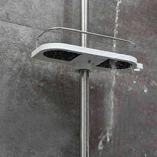 Load image into Gallery viewer, Bathroom Shelf:Creates stylish and practical display area for bathroom sundries,The appropriate circumference of a shower pole is between 1.8 and 2.5cm,For home