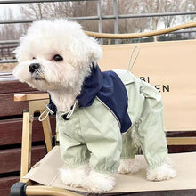 Load image into Gallery viewer, Hooded Dog and Cat Clothing,Pet Raincoat, 1 Count Waterproof Pet Clothing, Small Dog Pet Clothing, accommodating different body shapes of pets