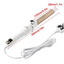 Load image into Gallery viewer, Automatic Rotating Hair Curler, hair waver, 28MM Self Curling Wand Iron with LCD Display 100-230℃, Instant Heat Ionic Curling Iron, Comfort Hair Styling Tool for Home & Salon Use, Hairdressing Tool for Gifts, for Beach Waves Pink,Gift for grills