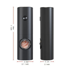 Load image into Gallery viewer, Electric Salt and Pepper Grinder Set Portable Automatic Grinding Tool Adjustable Coarseness Battery Operated Mill Household Kitchen Appliance for Cooking Seasoning and Daily Use Perfect Gift for Home Chefs and Food Lovers,Gift,Christmas