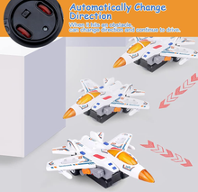 Load image into Gallery viewer, Transforming Aircraft to Robot Toy With 3D Light & Sound, Unique 2-In-1 Design, Musical Army Jet Robot Toy, Lightweight, Deformation Toy, Entertaining Experience