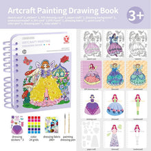 Load image into Gallery viewer, Poke-in 5-in-1 Painting Kits & Art Magic Princess Craft Kit Stuffers - Watercolor DIY Gifts for Girls - Handicraft Activities Back to School,Christmas,Gift,Deocr