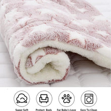 Load image into Gallery viewer, WARM PET BLANKET PAD CAT DOG BED SOFT FLEECE MAT WARM THERMAL RUG Pet Beds Bring A Touch of Warmth To Your Pet in The Winter