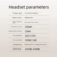 Load image into Gallery viewer, Wireless Open-ear Headphone, TWS Earbuds with Charging Case, Stereo Sound Earphone for Android & Iphone, Bluetooth-compatible Earbuds for Sports, Sports Earphones Case,Purple Audio Earbuds Gift,