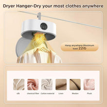 Load image into Gallery viewer, Clothes Dryer Portable: Advanced Portable Dryer Machines, Heated Clothes Horses & Drying Racks (Up To 10 kg),For home,Gift