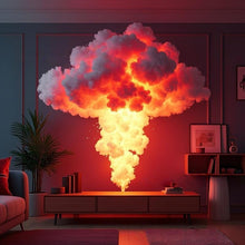 Load image into Gallery viewer, Thunder Cloud Lamp - USB-Powered RGB Music Sync Light with APP/Voice Control, DIY Hanging Decor for Bedroom Gaming Setup, Atmosphere Light (Includes Remote)