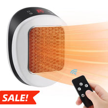 Load image into Gallery viewer, Electric Heater Plug in Wall Space Heater with Remote Wall Outlet LED Display Fast Heating Warm Air Blower for Home Office Room,Gift