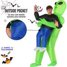 Load image into Gallery viewer, Party Alien Inflatable Costume Kids Adult Men Women Toy Blow Up Suits Party Dress UK Kids Boys Girls Children Halloween Costume Cosplay Fancy Dress,Party gifts
