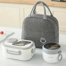 Load image into Gallery viewer, Lunch Box Set, 3 Counts/set Including 1 Lunch Box, 1 Cup & 1 Storage Bag, Portable Leak-proof Lunch Box for Outdoor Camping Picnic, Suitable for Adults and Teens,Gift