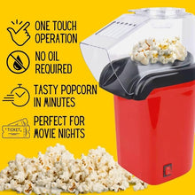Load image into Gallery viewer, Popcorn Maker Home Made Popcorn Machine 1200W with Measuring Cup Healthy Snack No Oil Electric Popcorn Makers,Gift,Christmas,For home