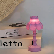 Load image into Gallery viewer, (USB Rechargeable)Mini Lily Of The Valley Design Table Lamp, Cute Mini Modern Nightstand Light, Suitable for Aesthetic Home Decor and Unique Living Room Gifts for Girls
