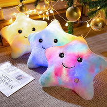 Load image into Gallery viewer, Light up pillow, Cuddly Cushion,LED Star Pillows,Light up cushion,Star toy,Sensory toys for autism,Glow pals,Glowing Luminous Light Up Soft Flashing Light Cushions(Colorful)