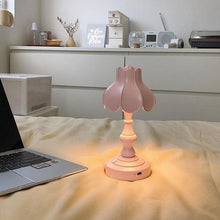 Load image into Gallery viewer, (USB Rechargeable)Mini Lily Of The Valley Design Table Lamp, Cute Mini Modern Nightstand Light, Suitable for Aesthetic Home Decor and Unique Living Room Gifts for Girls