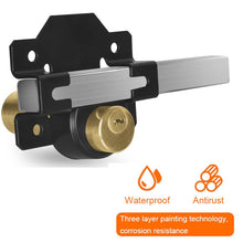 Load image into Gallery viewer, Gate Lock Garden Security Double Long Throw Bolt Rim Lock 5 Keys 50mm Both Sides,For home&Store